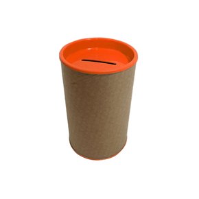 Cofrinho de Papel Laranja C/6 Unidades Massari