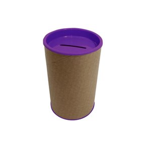 Cofrinho de Papel Roxo C/6 Unidades Massari