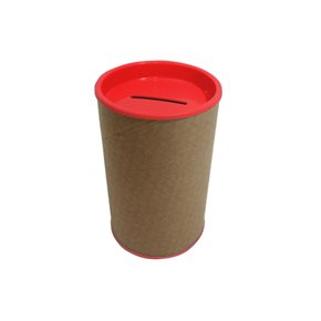 Cofrinho de Papel Vermelho C/6 Unidades Massari