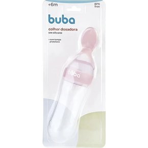 Colher Dosadora de Silicone Rosa Buba