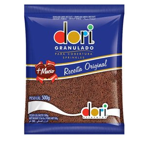 Confeito Chocolate Granulado 500g Dori