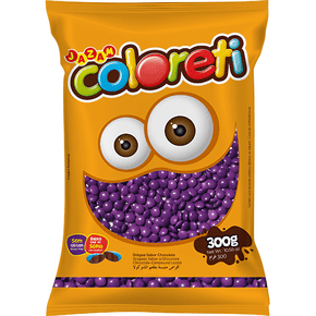 Confete de Chocolate Coloreti Lilás 300g Jazam