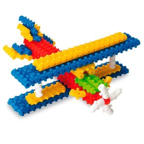 Conjunto Blocos De Montar Pinos Mágicos Elka