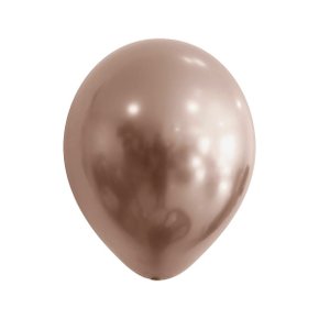Balões Joy 11" 28cm Rose Gold Metálico C/25 Unidades