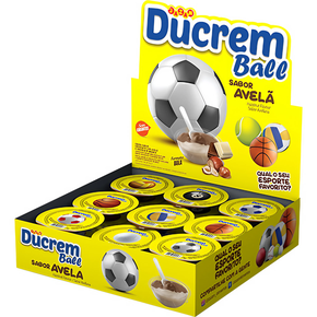 Ducrem Ball Sabor Avelã C/18 Unidades 450g Jazam