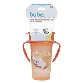 Copo Antivazamento Coala Laranja Buba