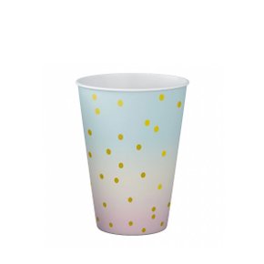 Copo De Papel Confete Candy 270ml C/8 Unidades Make+