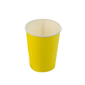Copo Liso Amarelo 270ml C/10 Unidades Silver Festas