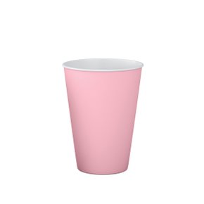 Copo De Papel Rosa Bebê 250ml C/8 Unidades Make+