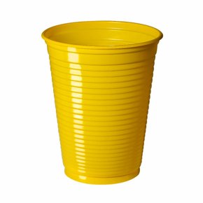 Copo Descartável 200ml Amarelo C/50 Unidades Forfest