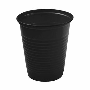 Copo Descartável 200ml Preto C/50 Unidades Forfest