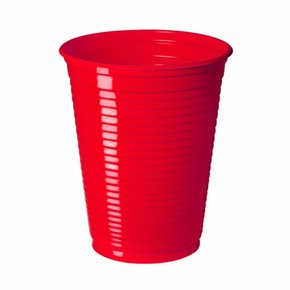 Copo Descartável 200ml Vermelho C/50 Unidades Forfest