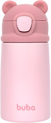 Copo Térmico Parede Dupla Ursinho Rosa Buba