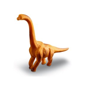 Dinossauro Braquiossauro Laranja Cometa