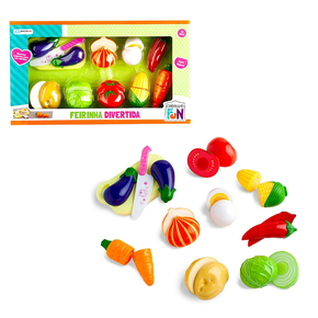 Kit Legumes Feirinha Divertida Creative Fun Multikids