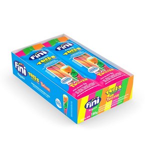 Canudinhos Twister Cítrico Frutas Silvestres C/12 Unidades 180g Fini