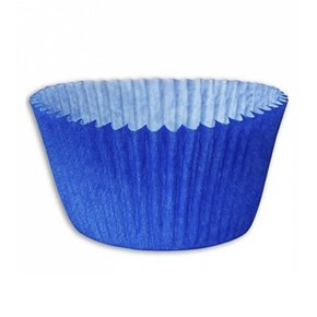 Forminha Cupcake Azul Royal C/100 Unidades Reiki