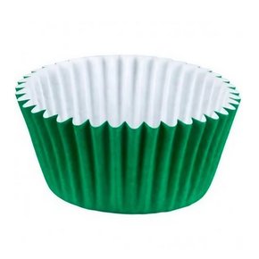 Forminha Cupcake Verde Bandeira C/100 Unidades Reiki