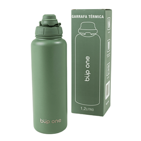 Garrafa Térmica 1,2L Easy Open Verde Sálvia Büp One