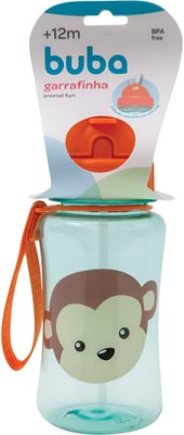 Garrafinha Animal Fun Macaco Colorido Buba