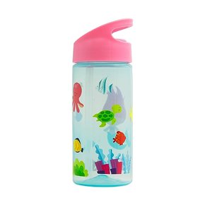 Garrafinha com Canudo Aventuras Sereia Rosa Buba