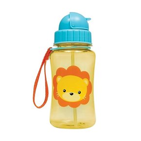 Garrafinha com Canudo Animal Fun Leão Buba