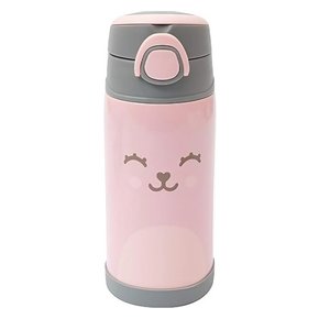 Garrafinha Térmica Parede Dupla Gummy Rosa Buba