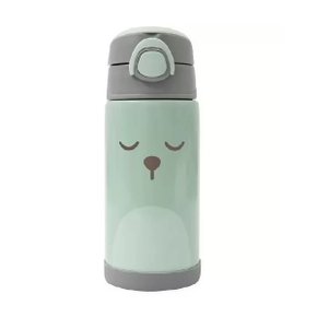 Garrafinha Térmica Parede Dupla Gummy Verde Buba