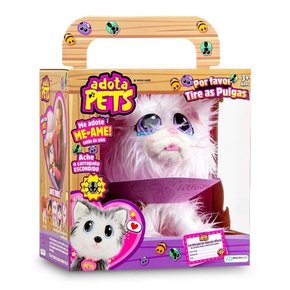 Gatinho Branco Adota Pets Snow Multikids
