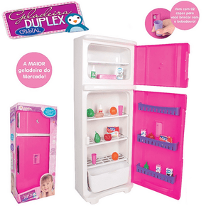 Geladeira Infantil Grande Duplex Lua de Cristal