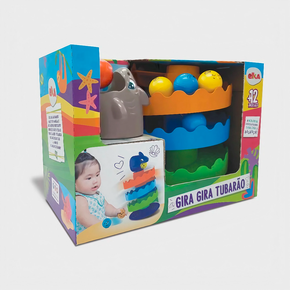 Gira Gira Tubarão Cinza Elka