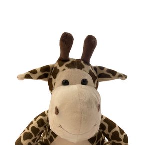 Girafinha De Pelúcia Safari 30cm Sentada Brumar