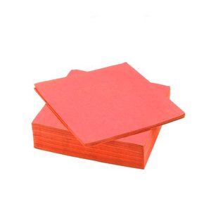 Guardanapo De Papel Pequeno Laranja C/50 Unidades Forfest