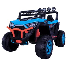 Jipe Elétrico 2 Lugares Azul 4x4 Controle Remoto Zippy Toys