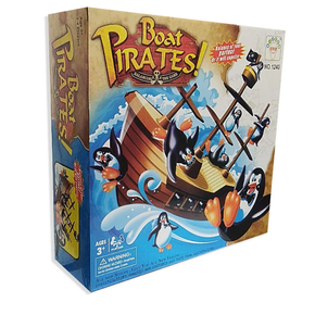 Jogo Barco Pirata Equilíbrio dos Pinguins Braskit