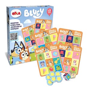 Jogo Bingo da Bingo Bluey Elka