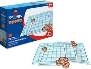 Jogo Bingo Pedras de Madeira Xalingo