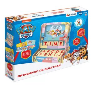 Jogo Brincando de Soletrar Patrulha Canina Xalingo