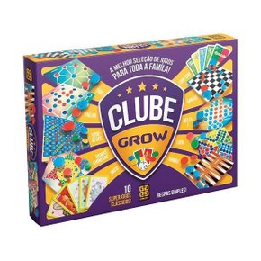 Jogo Clube com 10 Jogos Clássicos Grow