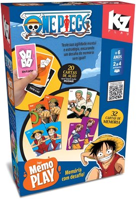 Jogo da Memória One Piece Memo Play Elka