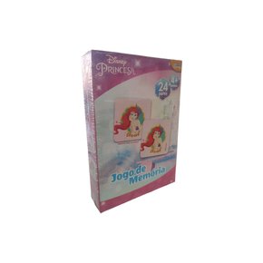 Jogo da Memória Princesas C/24 Peças Disney Jogo da Memória Princesas C/24 Peças Disney