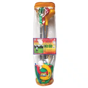 Jogo de Golfe Infantil com Sacola Amarela Completo Braskit