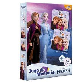 Jogo de Memória Disney Frozen 24 Pares Toyster Jogo de Memória Disney Frozen 24 Pares Toyster