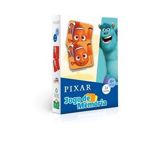 Jogo de Memória Disney Pixar 24 Pares Toyster Jogo de Memória Disney Pixar 24 Pares Toyster