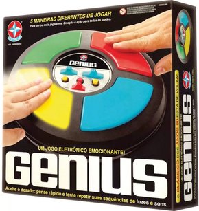 Jogo de Memorizar com Luzes e Cores Genius Estrela