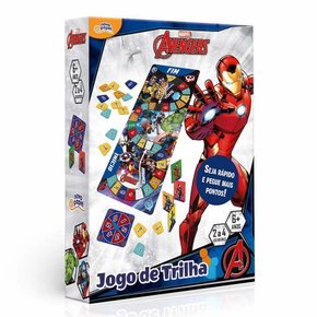 Jogo de Trilha Infantil Marvel Avengers Toyster Jogo de Trilha Infantil Marvel Avengers Toyster