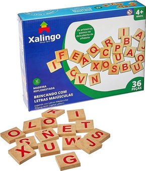 Jogo Educativo Brincando Com As Letras Maiúsculas Xalingo
