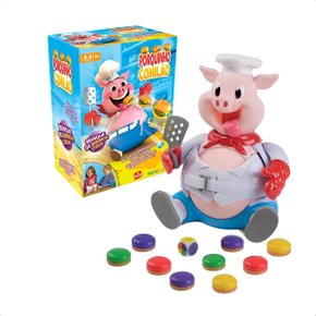 Jogo Porquinho Comilão Explode Porcão Multikids