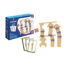 Jogo Torre em Risco Desafio das Cartas Xalingo