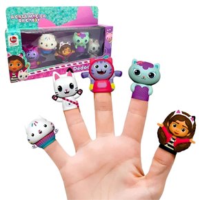 Kit 5 Dedoches A Casa Mágica Da Gabby Líder